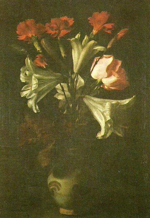 Francisco de Zurbaran flower vase China oil painting art